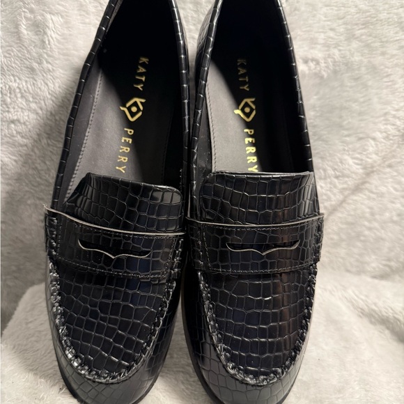 Katie Perry Women Black  Penny Loafers - Picture 5 of 12